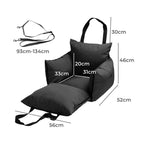PaWz Dog Car Seat Booster Belt Black-1973193691564740610
