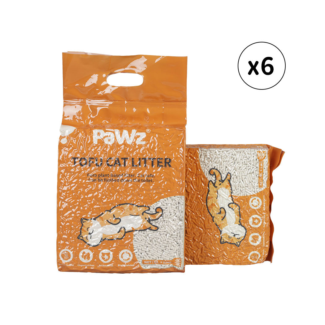 PaWz 2.5kg Tofu Cat Litter Clumping Natural-1973193680743436288