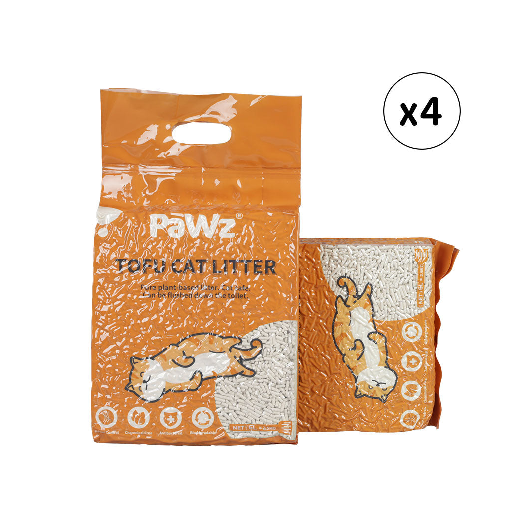 PaWz 2.5kg Tofu Cat Litter Clumping Natural-1973193680516943872