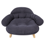 Pawz Elevated Pet Dog Cat Sofa Bed Couch L Size Grey-1973193511998197768