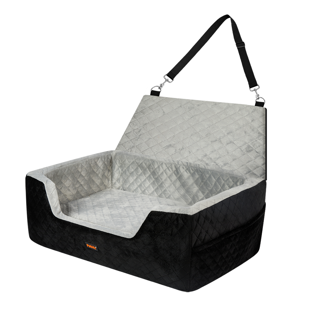 Pawz Dog Car Booster Seat Belt Pet Safe Protector Travel Bed-1973193524262342664