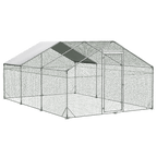 Pawz 600x300x194cm Large Metal Walk-in Chicken Coop Cage-1973193526581792776