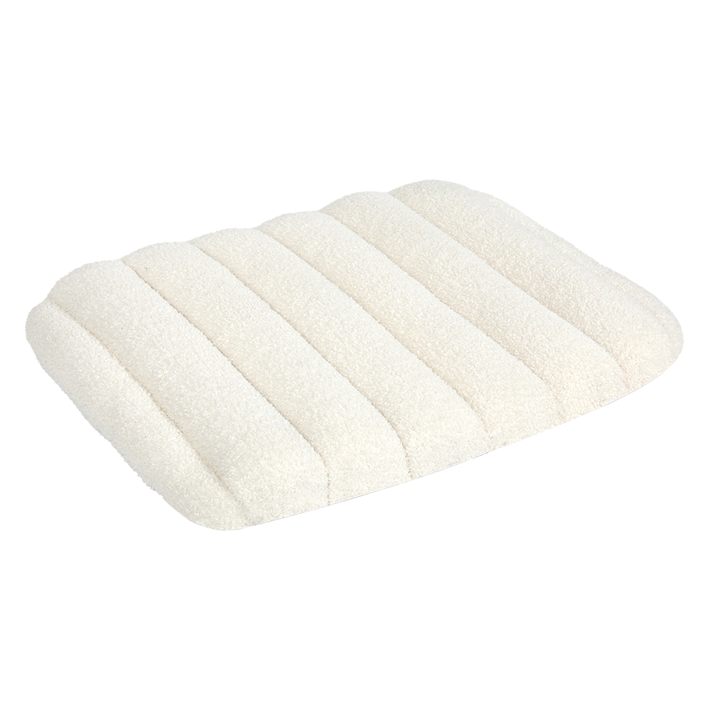 Pawz S Size Orthopedic Dog Bed with Sherpa Plush Removable Cover in White-1975420345624170504