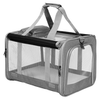 Pawz 3 in 1 Pet Soft Crate Dog Cat Carrier XL Size Grey-1975420341580861448