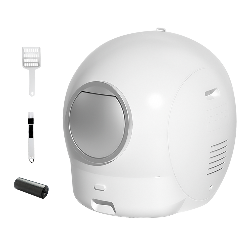 Pawz Self Cleaning Cat Litter Box Large Enclosed Toilet-1973193538569113608