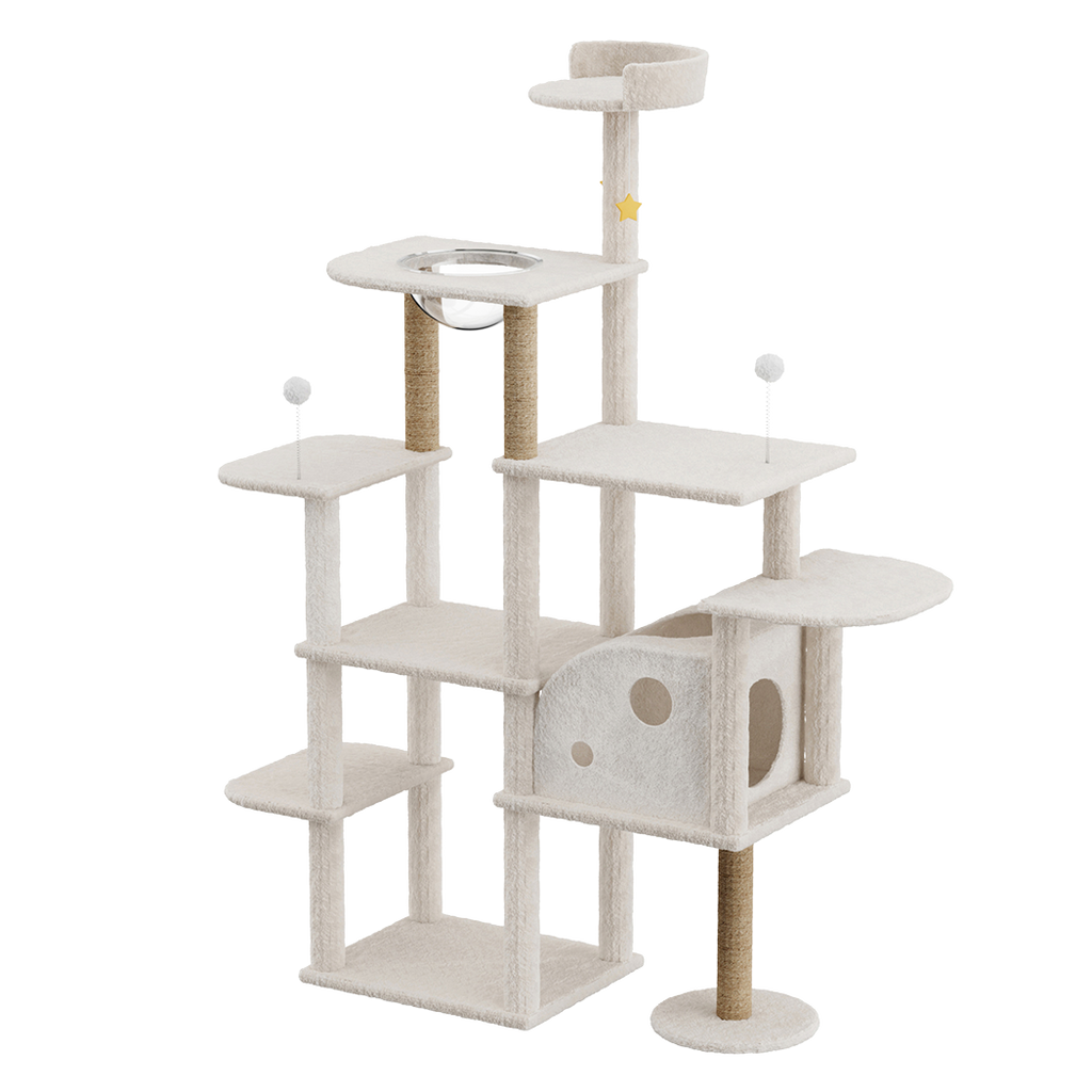 Pawz Cat Tree Tower Large Scratcher Condo House 172cm-1973193540842426376