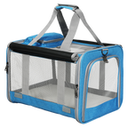 Pawz 3 in 1 Pet Soft Crate Dog Cat Carrier L Size Blue-1973193524660801544