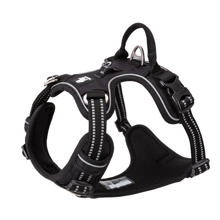True Love No Pull Explosion Proof Dog Harness - Black, L-1831155633429286914