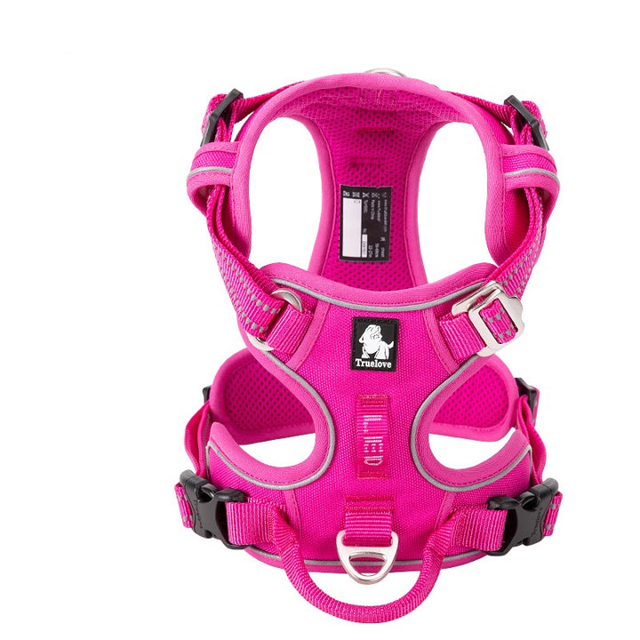True Love No Pull Explosion Proof Dog Harness - Pink, L-1831155630233227265