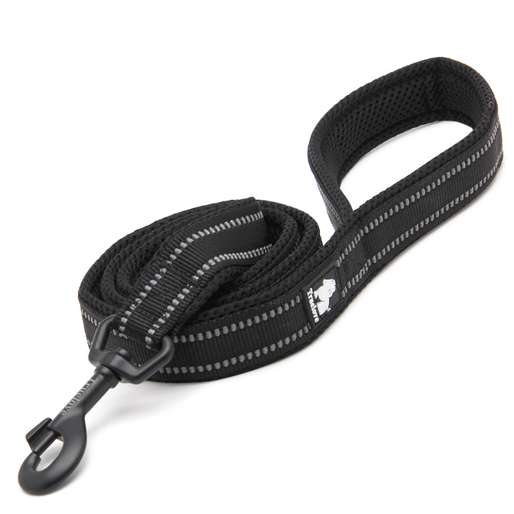 True Love Reflective Pet Leash 2m - Black, S-1962324896394645504