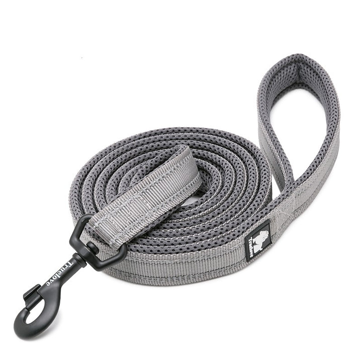 True Love Reflective Pet Leash 2m - Grey, M-1962324900484091904