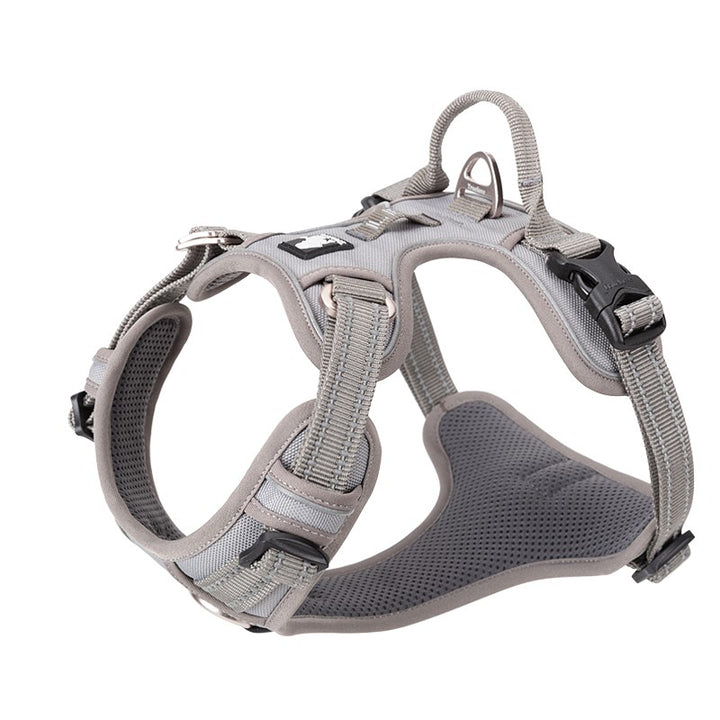 True Love No Pull Explosion Proof Dog Harness - Grey, L-1831155631738982402