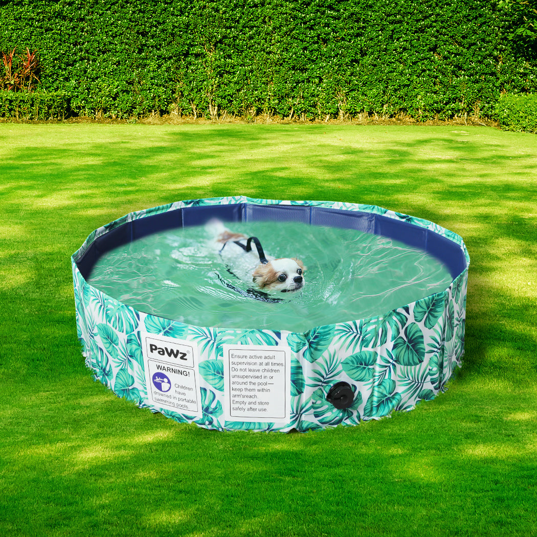 PaWz 80cm Pet Dog Swimming Pool Cat M Medium-1973193671146868742
