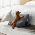 Pawz 2 Steps Pet Stairs Dog Ramp High Density Foam Grey-1973193549214257158