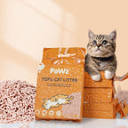 PaWz 2.5kg Tofu Cat Litter Clumping Peach-1975420396245225478