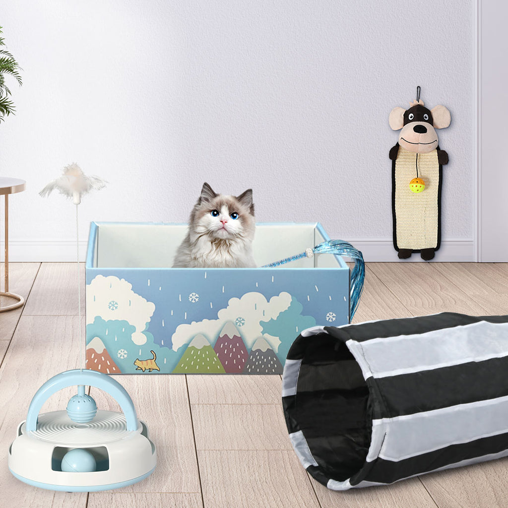 PaWz Interactive Pet Toy Set Cat Tunnel-1973194202980421637