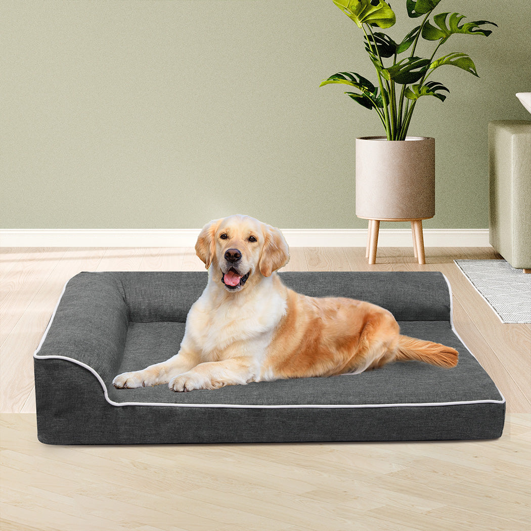 Pawz Orthopedic Dog Bed XL Grey-1973193488224882694