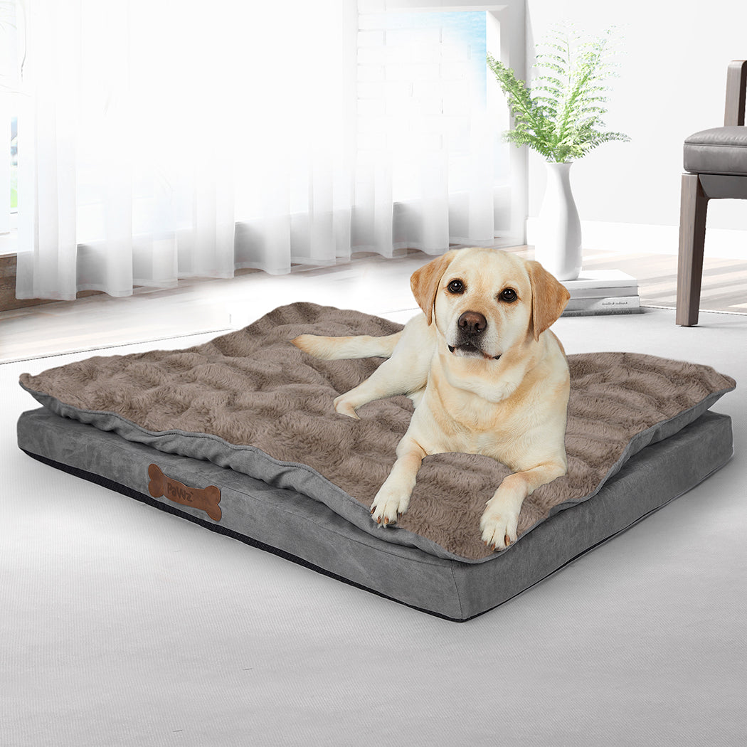 PaWz Dog Calming Bed Pet Cat Removable S Khaki Small-1975420451580678150