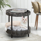PaWz Rattan Pet Bed Elevated Raised-1975420452511813638