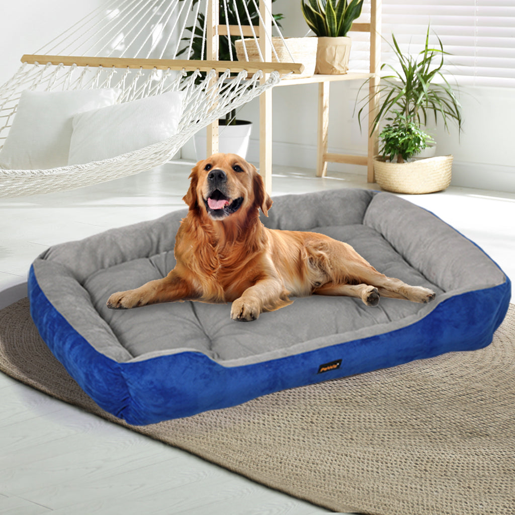 PaWz Pet Bed Dog Beds Bedding Mattress XL Navy X-Large-1975420442218991622