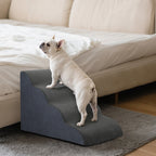 Pawz 4 Steps Pet Stairs Dog Ramp High Density Foam Grey-1973193549600133126