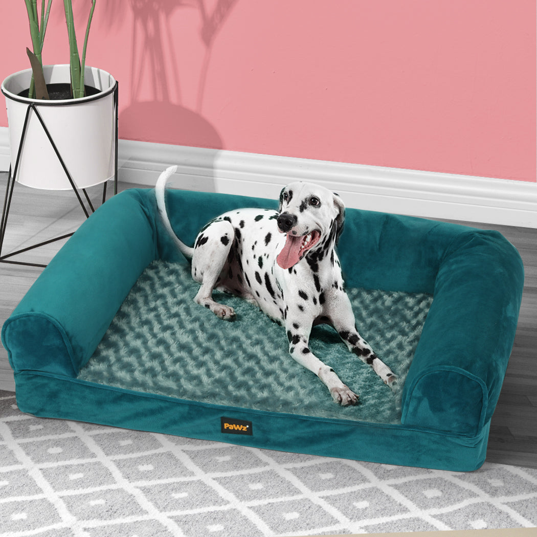 PaWz Pet Bed Sofa Dog Bedding Soft Warm XXL Blue XX-Large-1973193627756793862
