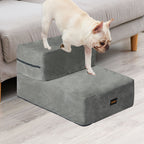 PaWz Pet Stairs 2 Step Ramp Portable Small-1973193624854335494