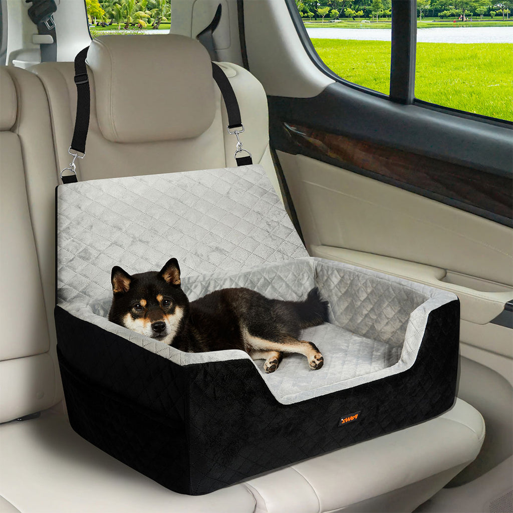 Pawz Dog Car Booster Seat Belt Pet Safe Protector Travel Bed-1973193524262342662