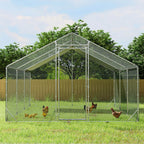 Pawz 600x300x194cm Large Metal Walk-in Chicken Coop Cage-1973193526581792774