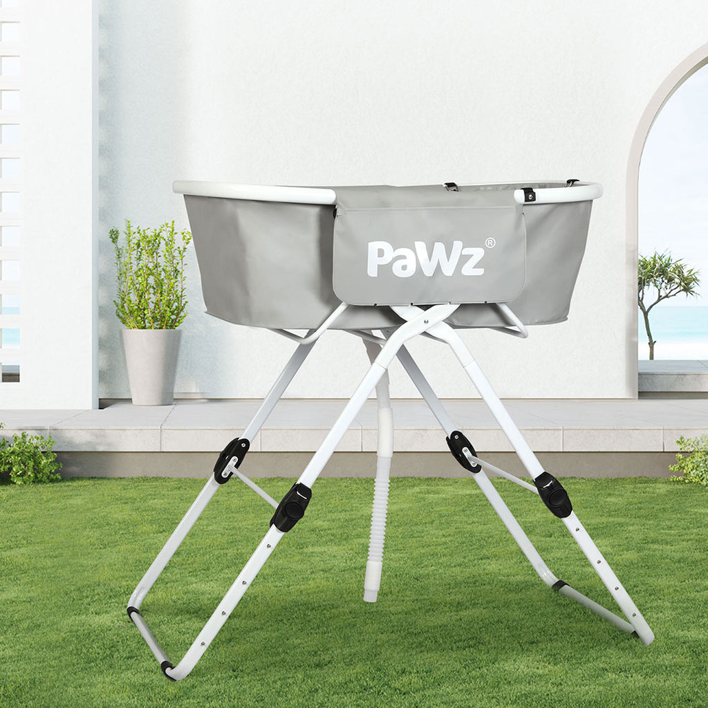 PaWz Pet Bathtub Adjustable Height Folding-1973193684178571270