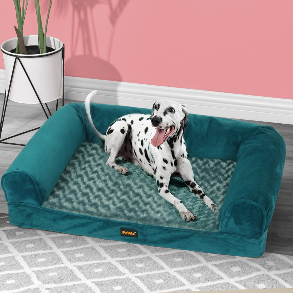 PaWz Pet Bed Sofa Dog Bedding Soft Warm XL Blue X-Large-1973193627136036870