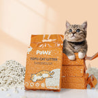 PaWz 2.5kg Tofu Cat Litter Clumping Natural x12-1973193453944836103