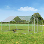 Pawz 600x300x194cm Large Metal Walk-in Chicken Coop Cage-1973193526581792775