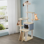Pawz Cat Tree Tower Large Scratcher Condo House 160cm-1973193540561408007