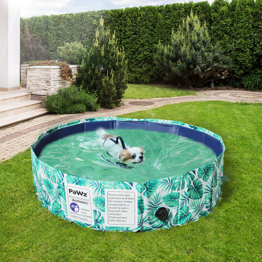 PaWz 80cm Pet Dog Swimming Pool Cat M Medium-1973193671146868743