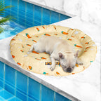 PaWz Pet Cool Gel Mat Cat Bed Dog Bolster L Large-1973193648266940423