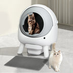 PaWz Smart Self Cleaning Cat Litter Box APP Control White-1973193547075162119