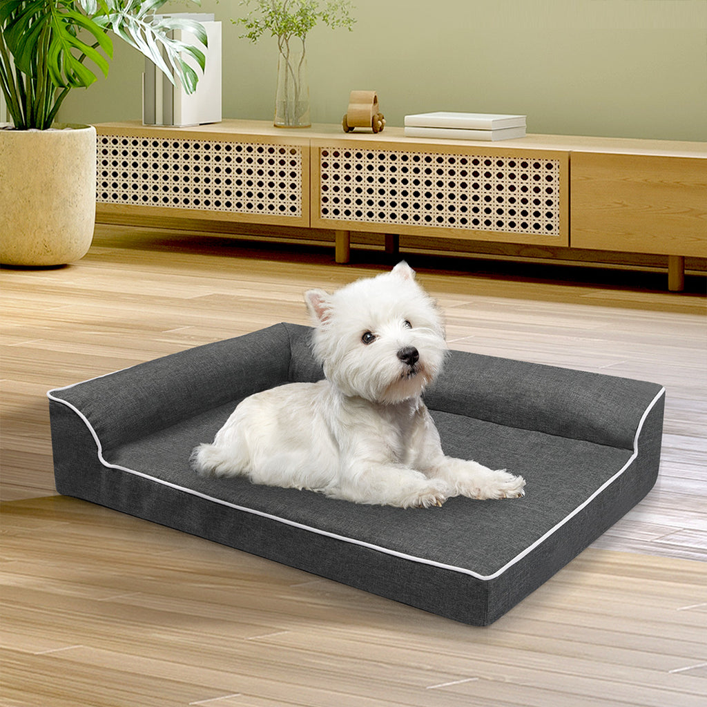 Pawz Orthopedic Dog Bed M Grey-1973193487419576327