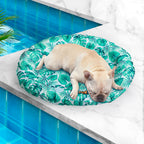 PaWz Pet Cool Gel Mat Cat Bed Dog Bolster L Large-1973193648858337287