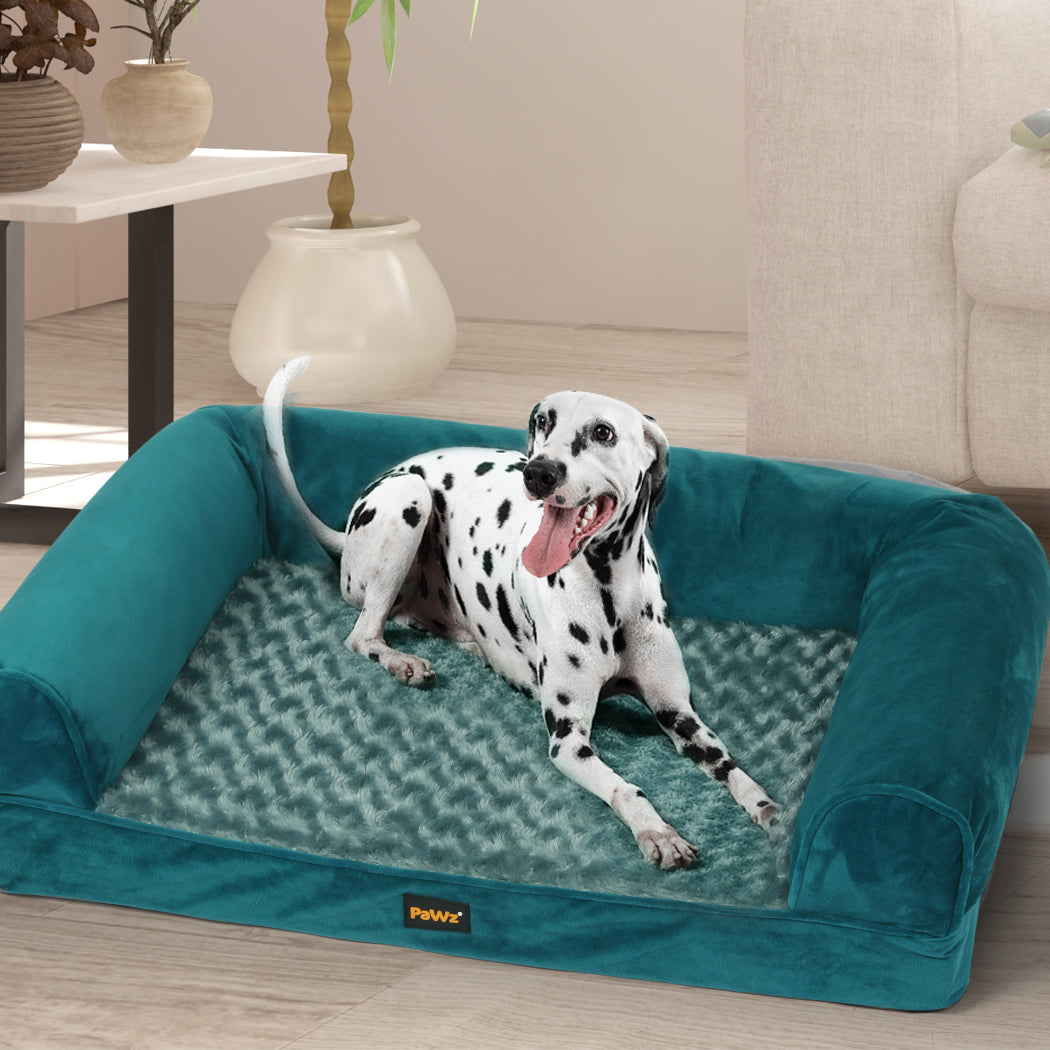 PaWz Pet Bed Sofa Dog Bedding Soft Warm XL Blue X-Large-1973193627136036871