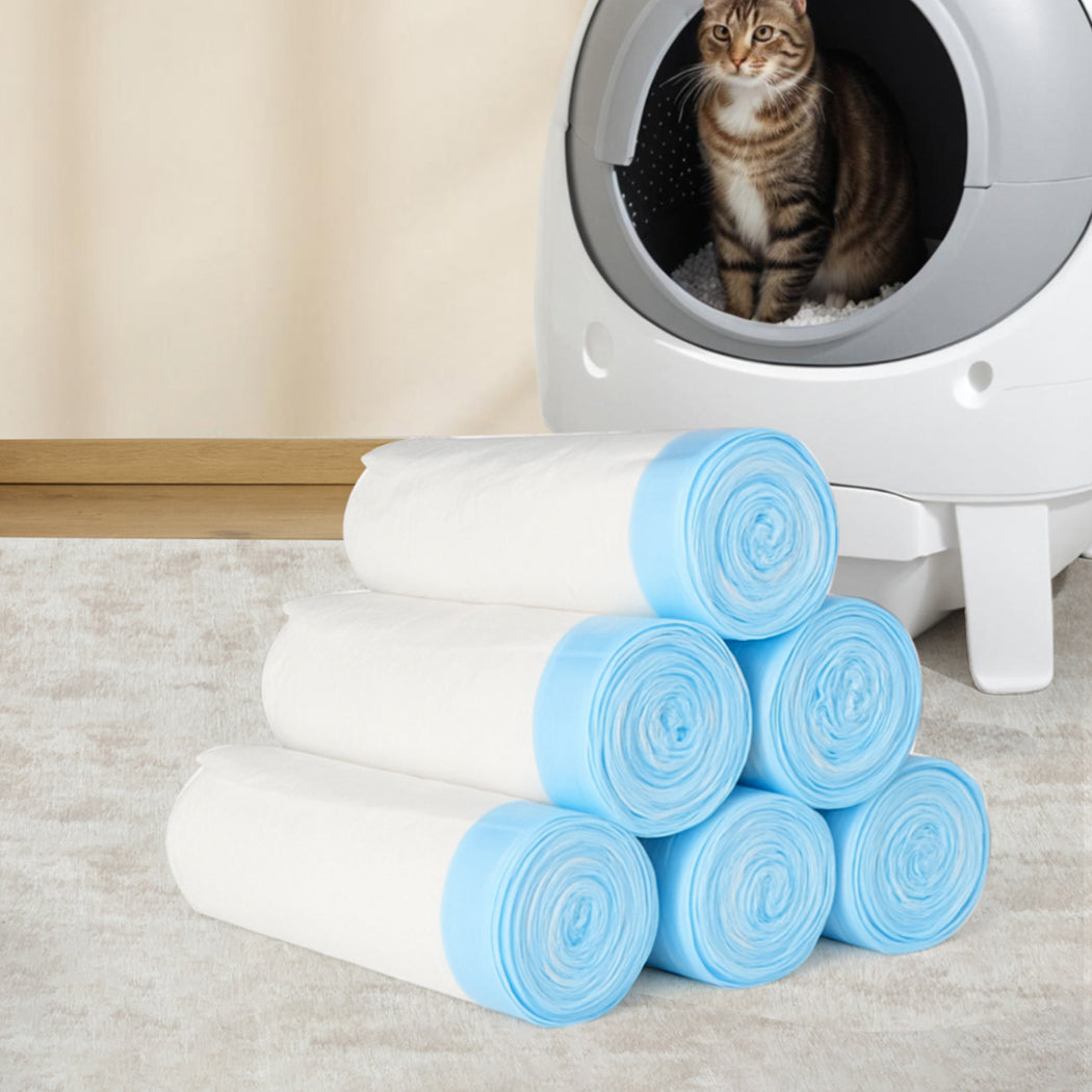 PaWz Waste Bag 6 Rolls 120Pcs Disposable-1975420348182695943