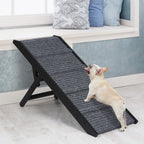 PaWz Adjustable Dog Ramp Height Stair Black-1973193663207051271