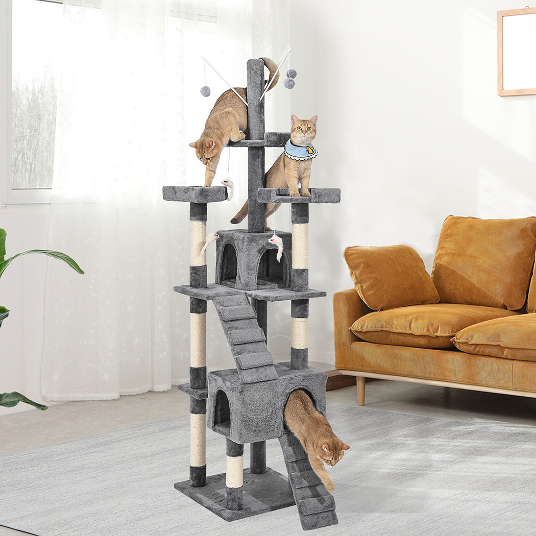 PaWz Cat Tree Scratching Post Scratcher Grey-1973193908397674503