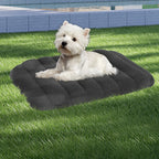 Pawz M Size Orthopedic Dog Bed with Sherpa Plush Removable Cover in Grey-1975420345087299591