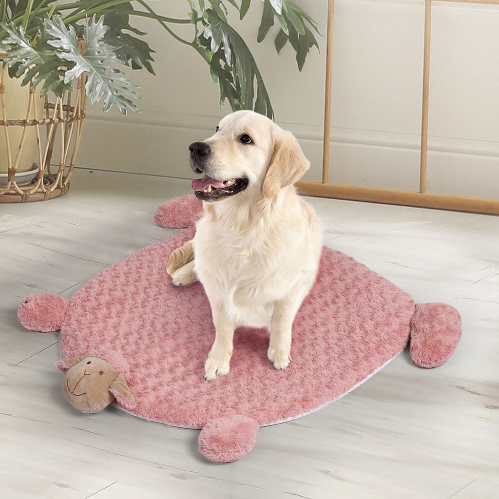 PaWz Pet Bed Cat Calming Bed Dog Squeaky M Pink Medium-1975420450435633159