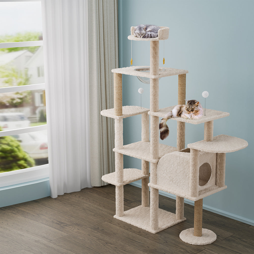 Pawz Cat Tree Tower Large Scratcher Condo House 172cm-1973193540842426375