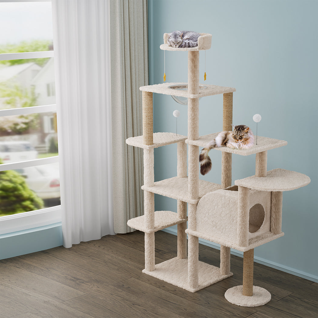 Pawz Cat Tree Tower Large Scratcher Condo House 172cm-1973193540842426375