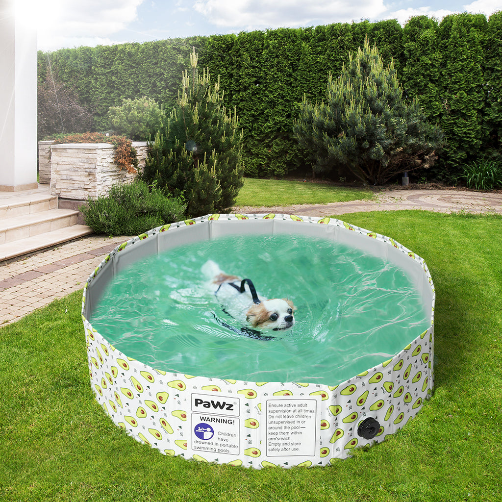PaWz 80cm Pet Dog Swimming Pool Cat M Medium-1973193671935397895