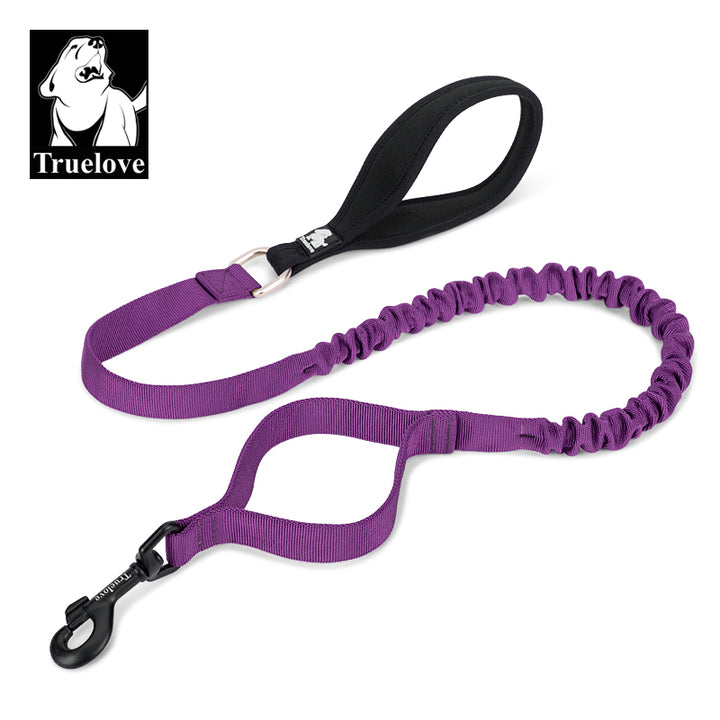True Love Military Dog Leash 2.5 cm width and 1.4 m length - Purple L-1962324905697611776