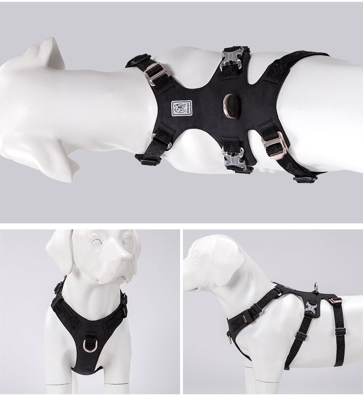 Whinhyepet Dog Harness - Black, L-1962324894846947331